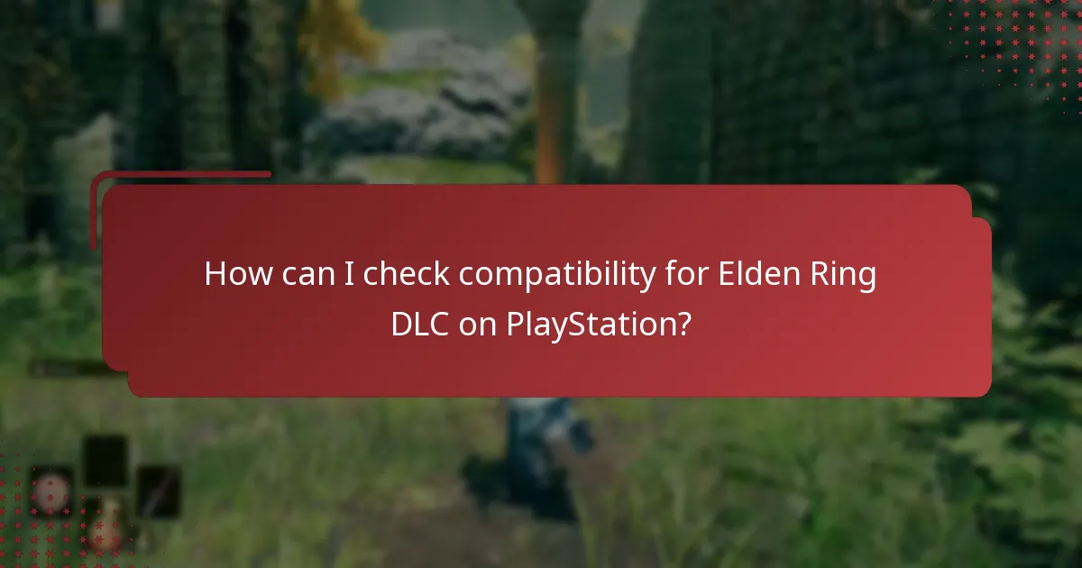What are the installation steps for Elden Ring DLC on PlayStation?