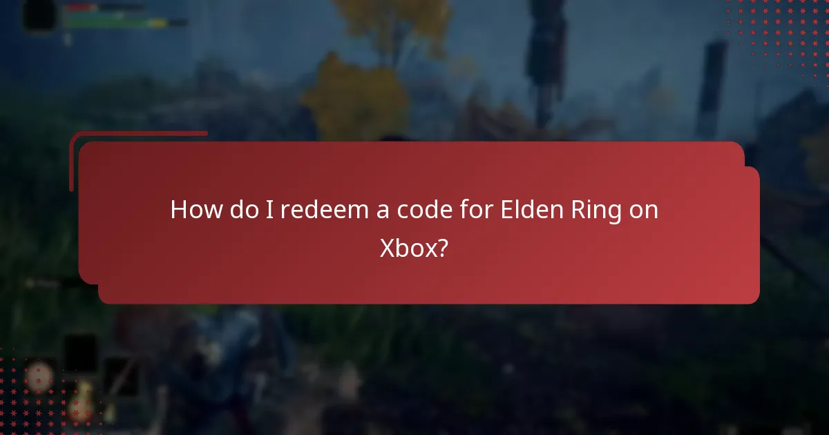 How do I set up my Xbox account for Elden Ring?