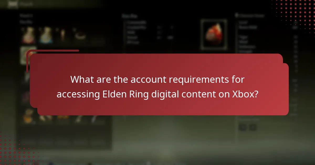 What are common issues with Elden Ring digital content access on Xbox?