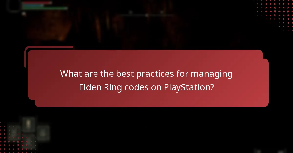 How can I resolve common Elden Ring code issues on PlayStation?